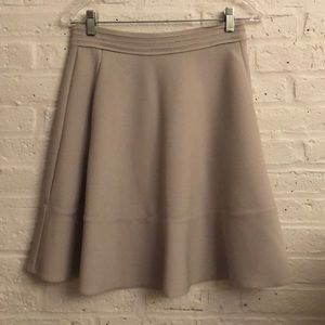 Taupe Reiss flare skirt, size 6, NWT